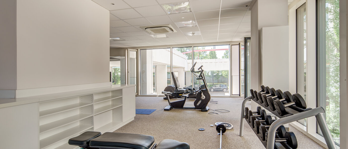 apartamento München Olympiadorf 01 cuarto de fitness 12647