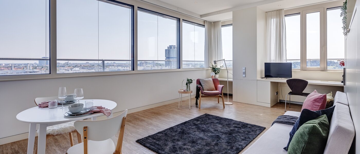 apartamento München Olympiadorf 01 zona de día  12647