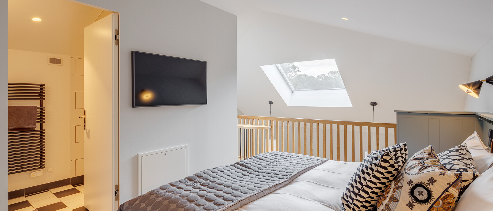 dúplex con galería München Herzogpark 04 zona de dormir 12652