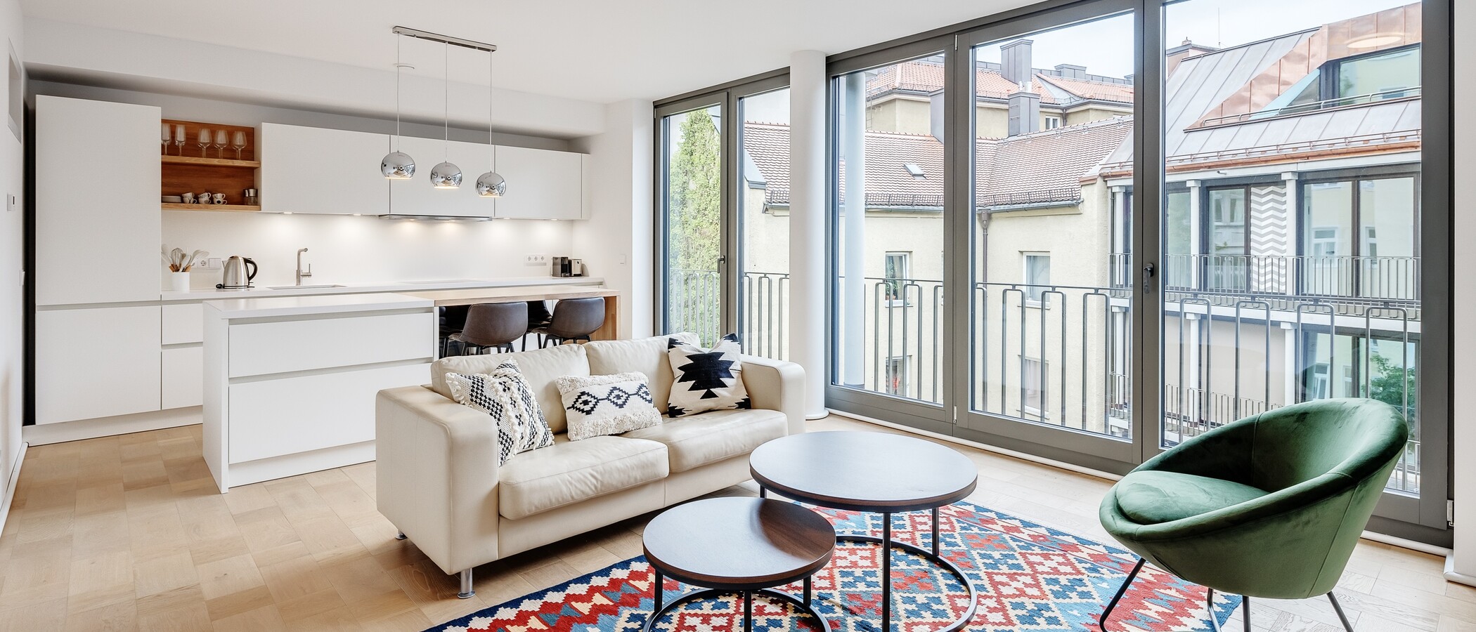 apartamento München Gärtnerplatzviertel 01 zona de día  12664