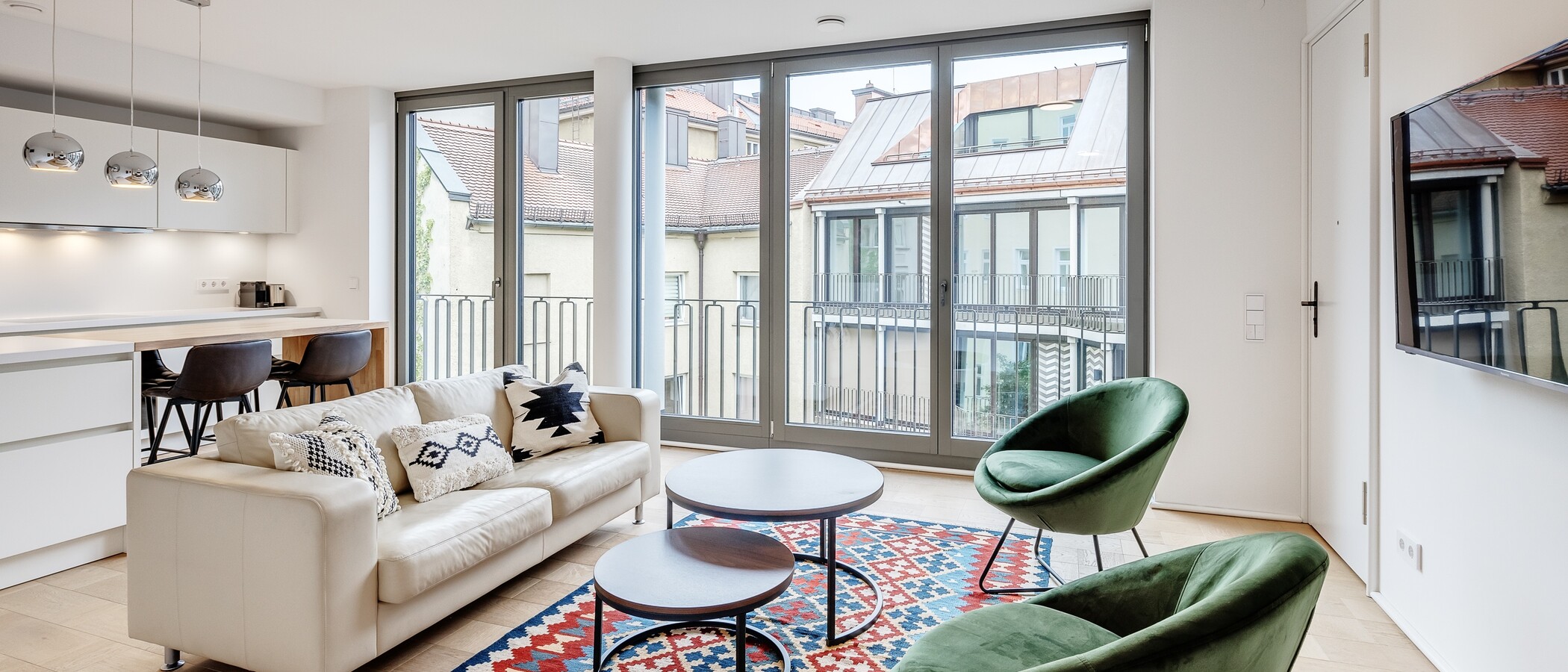 apartamento München Gärtnerplatzviertel 02 zona de día  12664
