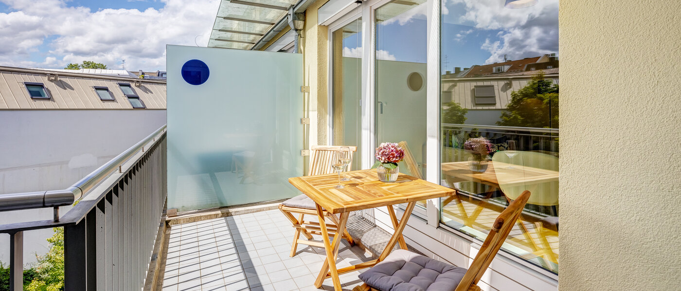 apartamento München Glockenbachviertel 01 balcón 12668