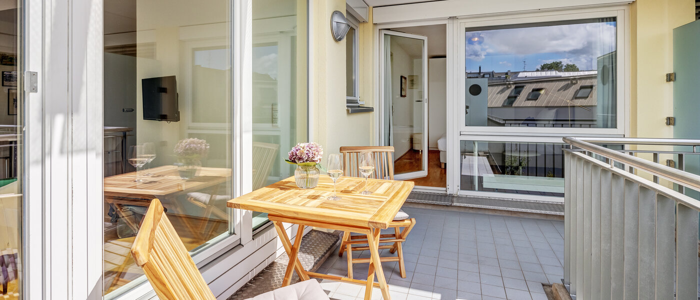 apartamento München Glockenbachviertel 04 balcón 12668