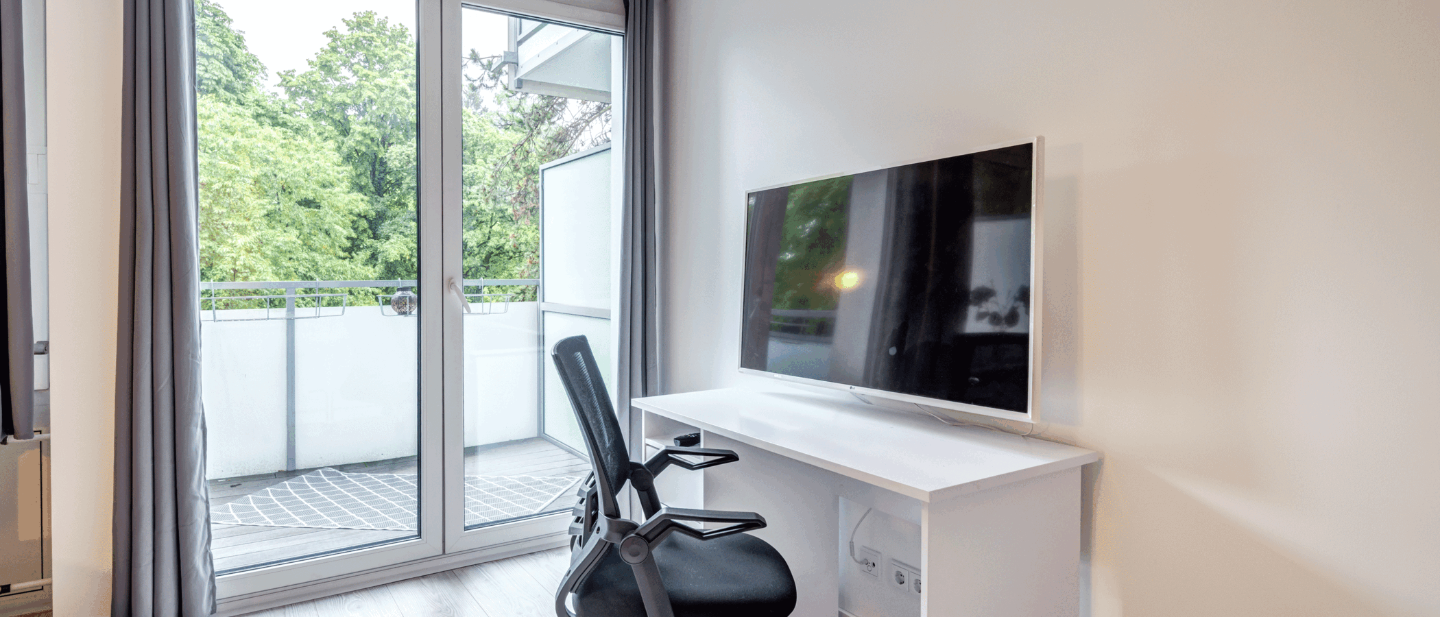 apartamento München Arabellapark 02 zona de día  12671