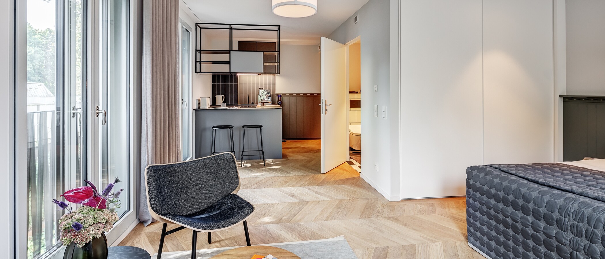 apartamento München Herzogpark 01 zona de día  12674