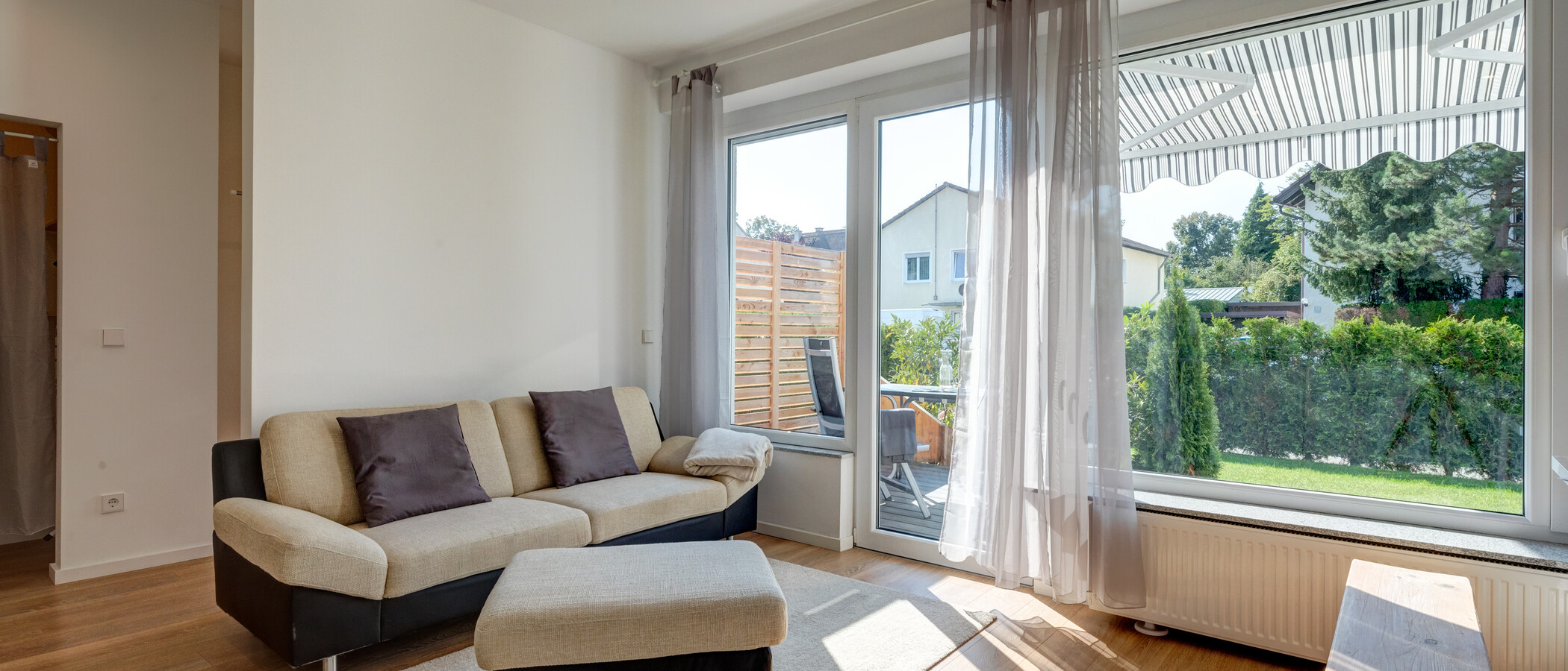 piso con jardín München Forstenried 03 zona de día  12709