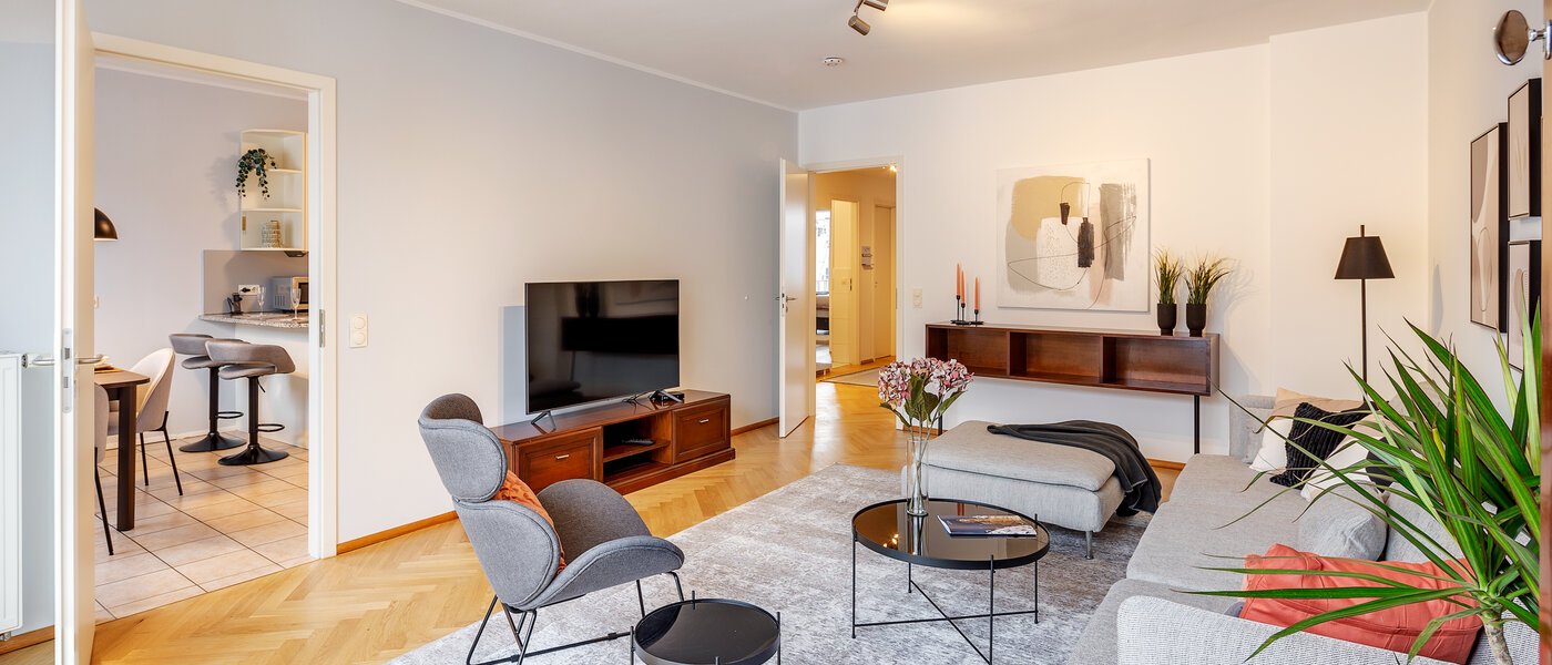 apartamento München Maxvorstadt - Westen 01 zona de día  12753