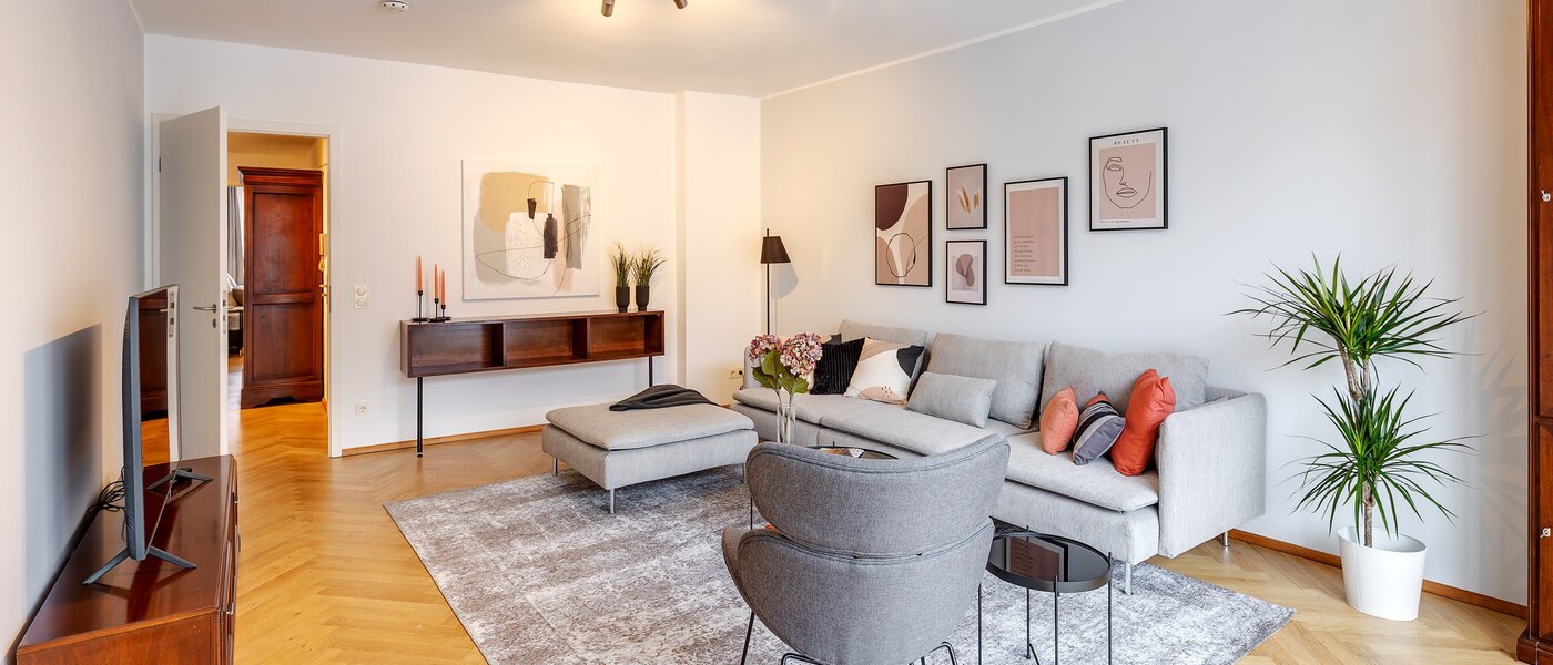 apartamento München Maxvorstadt - Westen 04 zona de día  12753