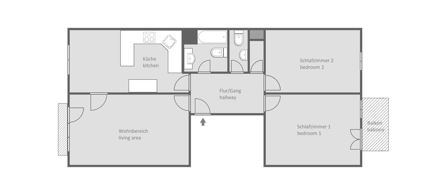 apartamento München Maxvorstadt - Westen 01 plano 12753