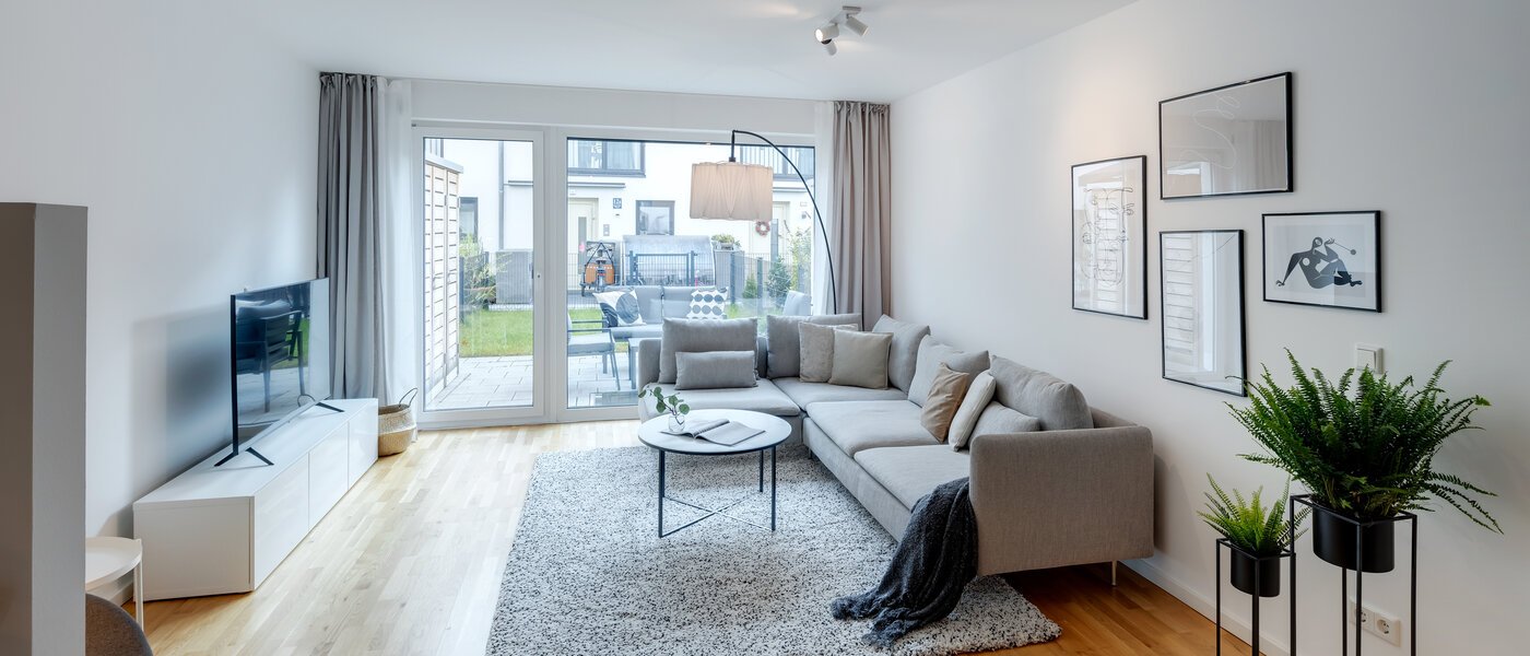 chalet adosado München Schwabing - Domagkpark 03 zona de día  12793