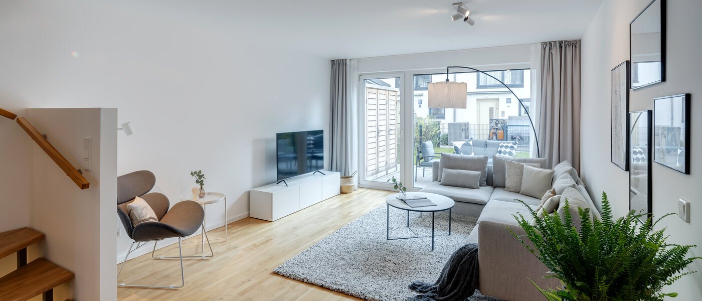 chalet adosado München Schwabing - Domagkpark 04 zona de día  12793