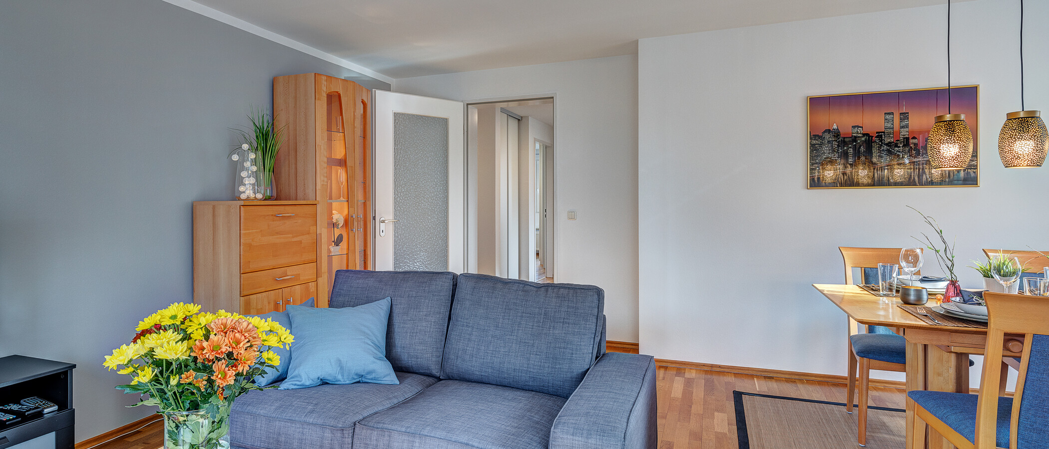 apartamento München Moosach 04 zona de día  12800