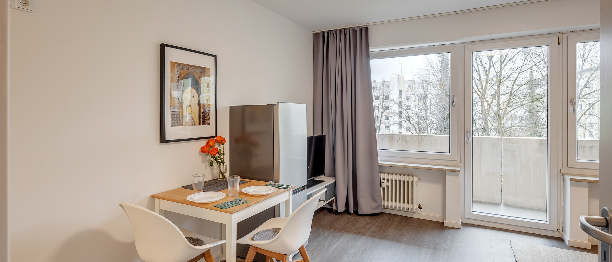 apartamento München Neuhausen 03 zona de día  12838