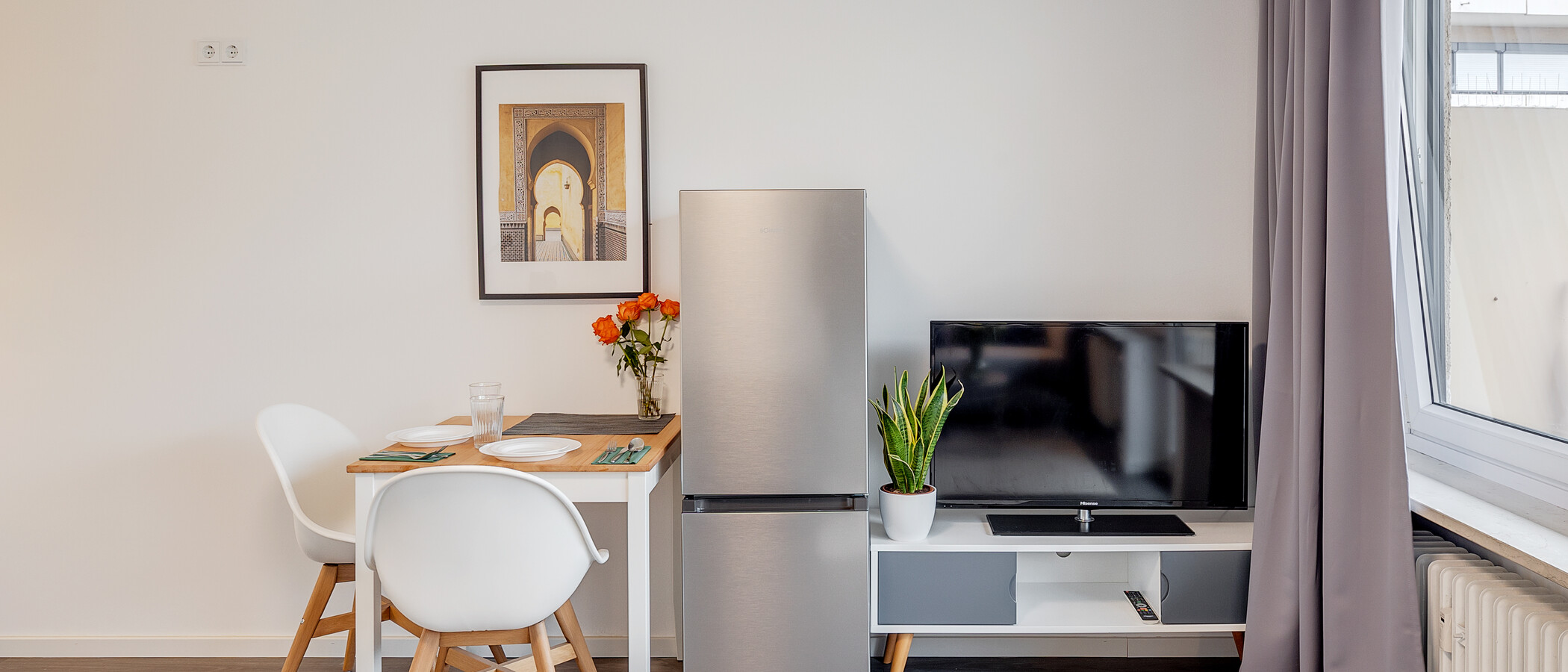 apartamento München Neuhausen 04 zona de día  12838