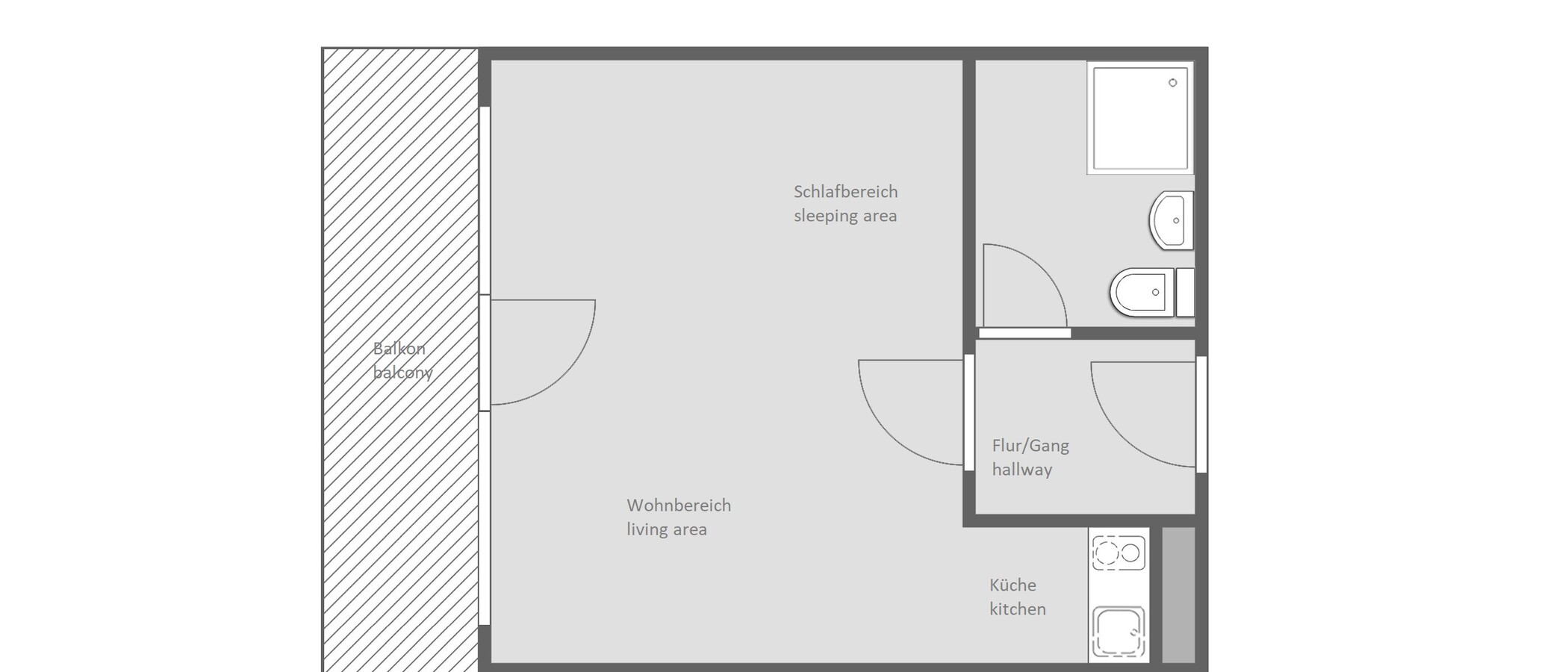 apartamento München Neuhausen 01 plano 12838