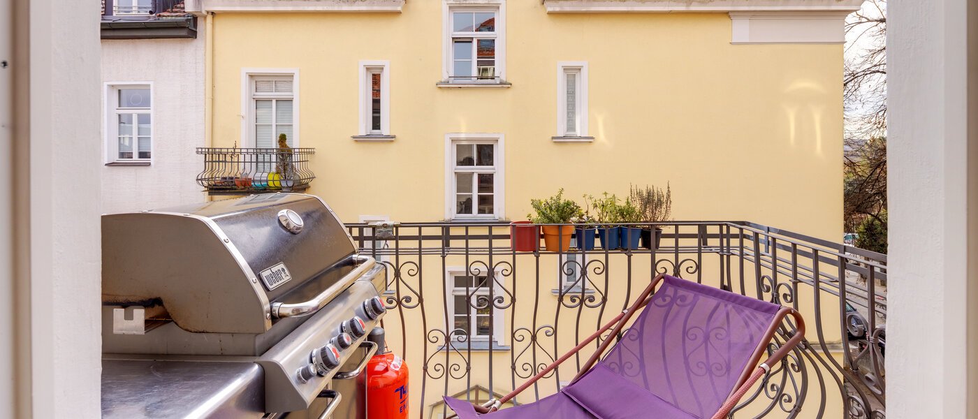 apartamento München Nymphenburg 01 1. balcón 12846