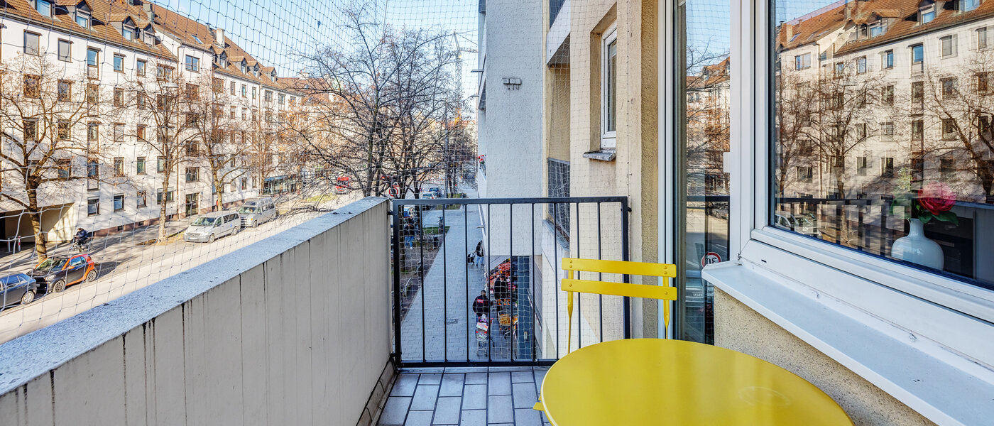 apartamento München Untersendling 02 balcón 12857