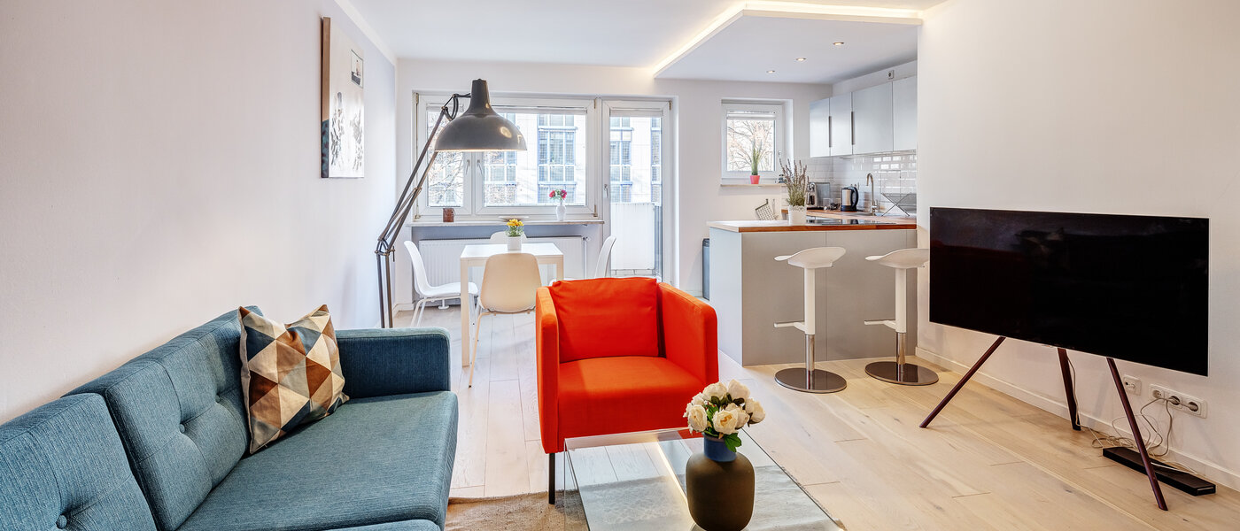 apartamento München Untersendling 01 zona de día  12857