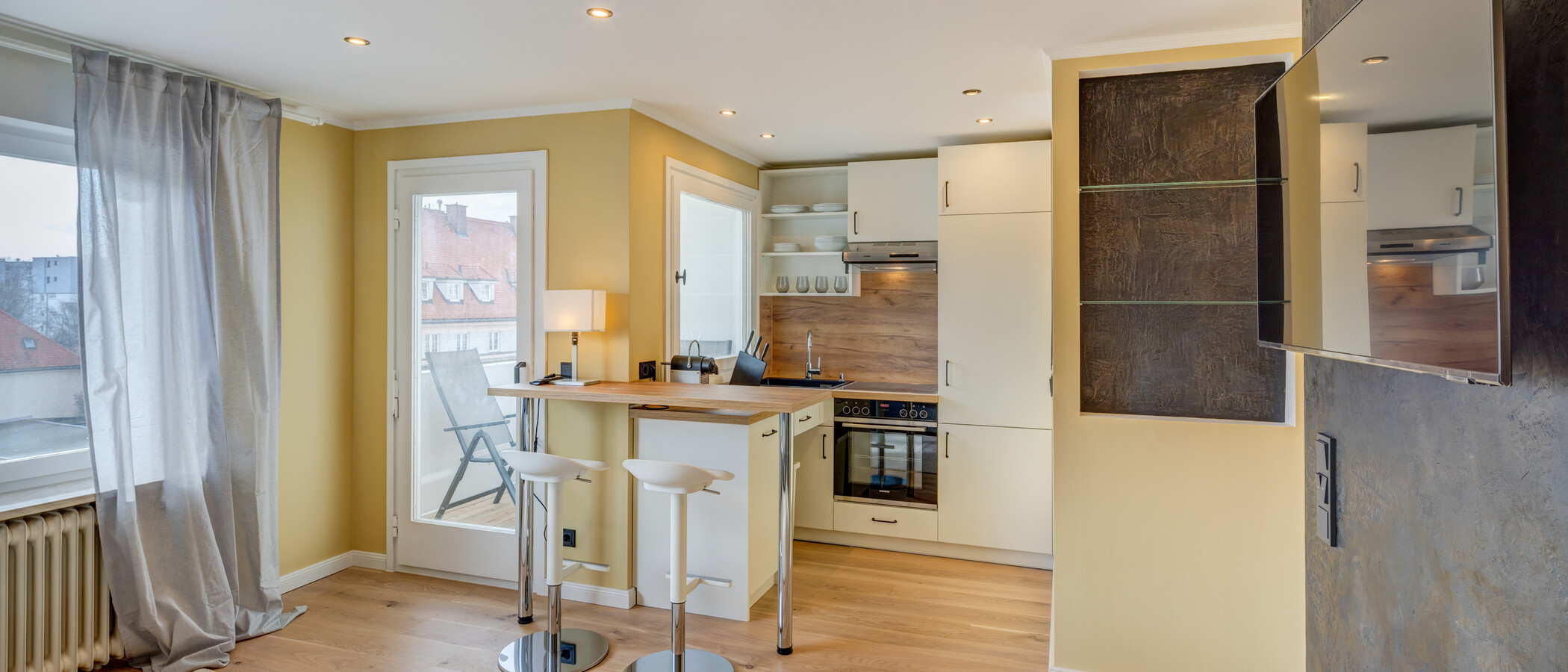 apartamento München Sendling-Westpark 02 zona de día  12899