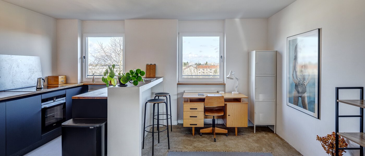 apartamento München Moosach 01 área de trabajo 12918