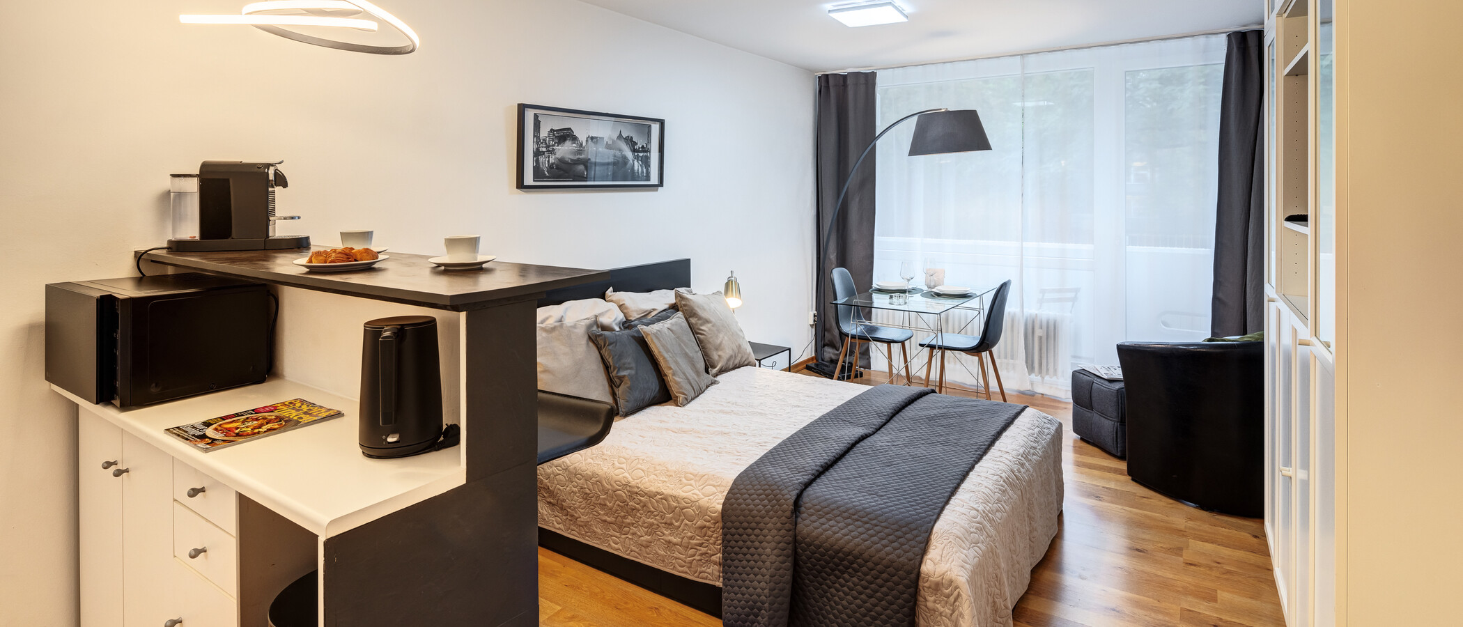 apartamento München Maxvorstadt 01 zona de día  12925