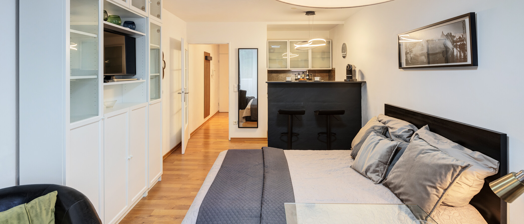 apartamento München Maxvorstadt 04 zona de día  12925