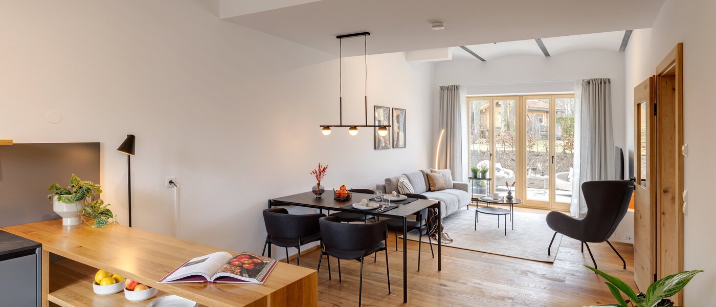 apartamento Gmund am Tegernsee 01 zona de día  12955