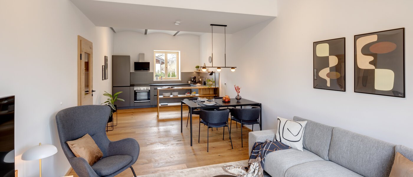 apartamento Gmund am Tegernsee 04 zona de día  12955