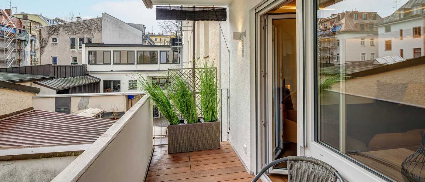 apartamento München Isarvorstadt 03 balcón 12957