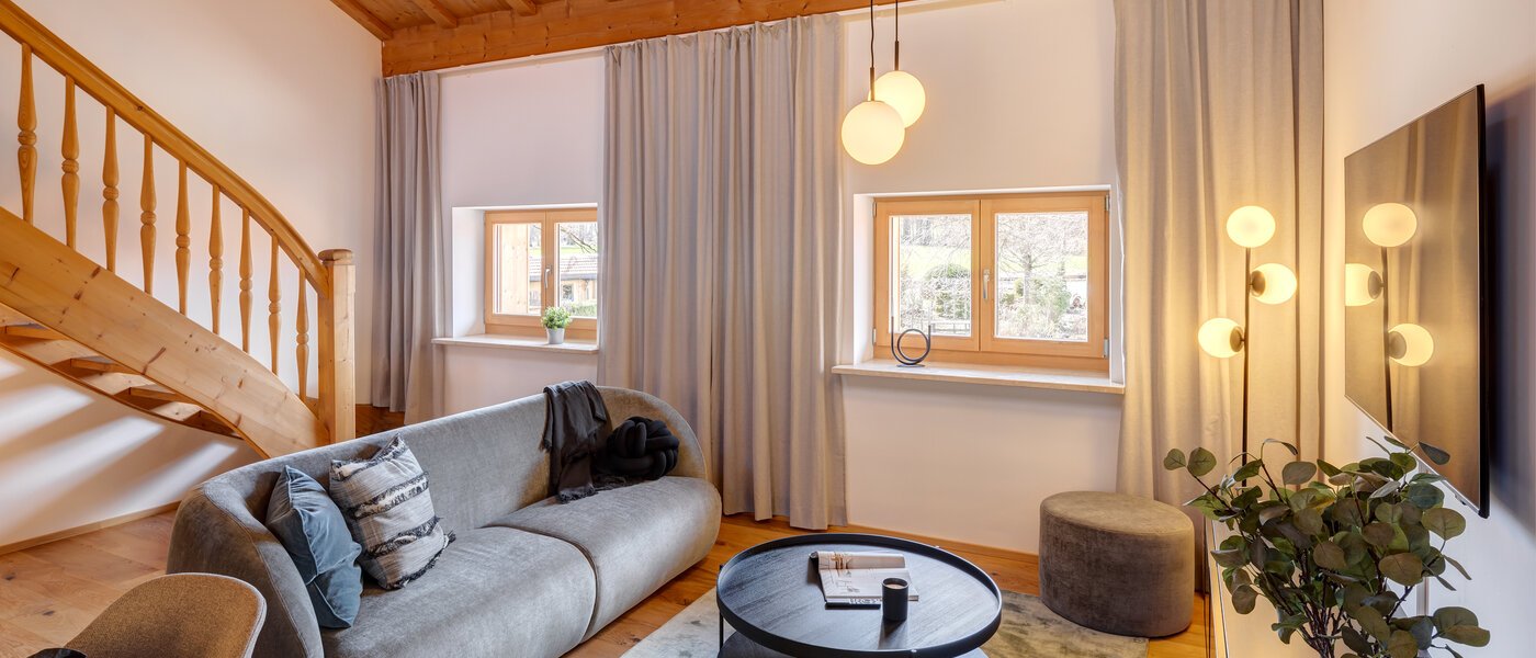 piso con galería Gmund am Tegernsee 03 zona de día  12967