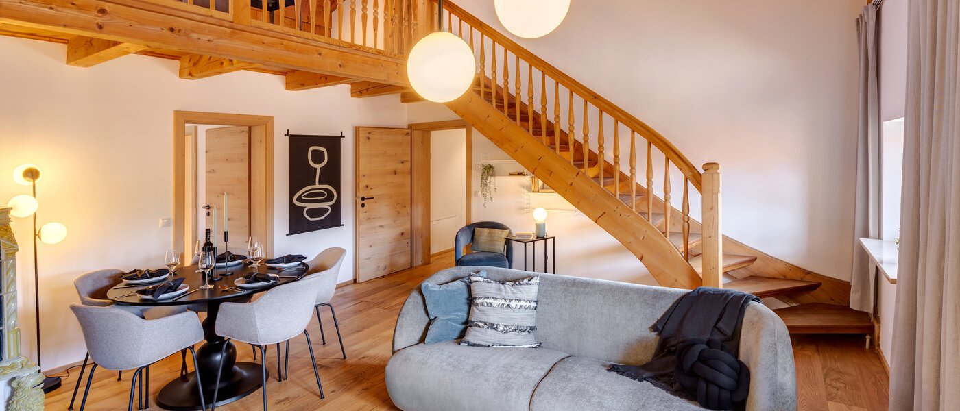 piso con galería Gmund am Tegernsee 04 zona de día  12967