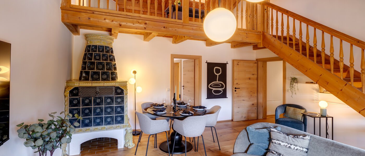 piso con galería Gmund am Tegernsee 05 zona de día  12967