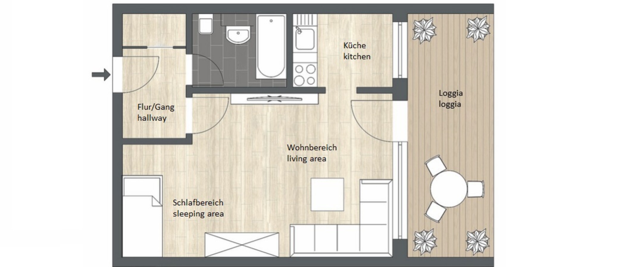 apartamento Rosenheim 01 plano 12969