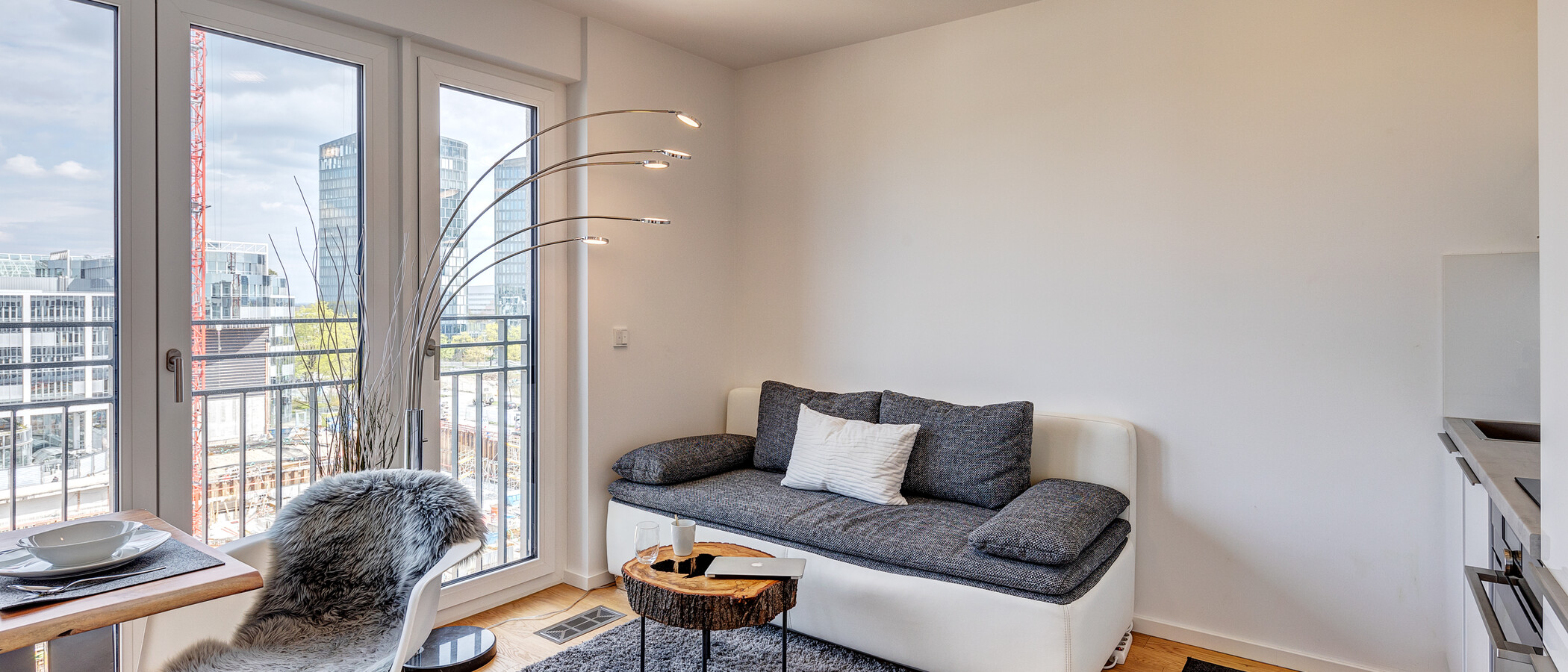 apartamento München Bogenhausen 02 zona de día  12978
