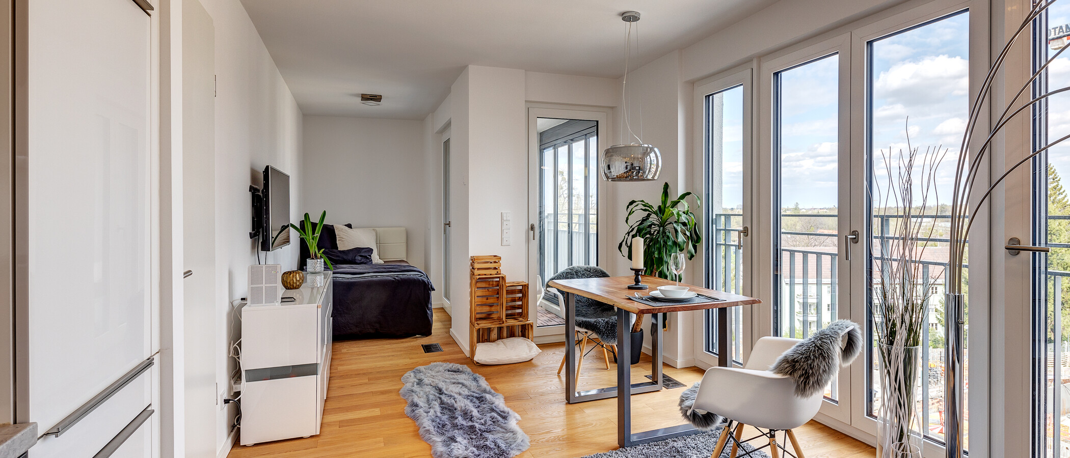 apartamento München Bogenhausen 04 zona de día  12978