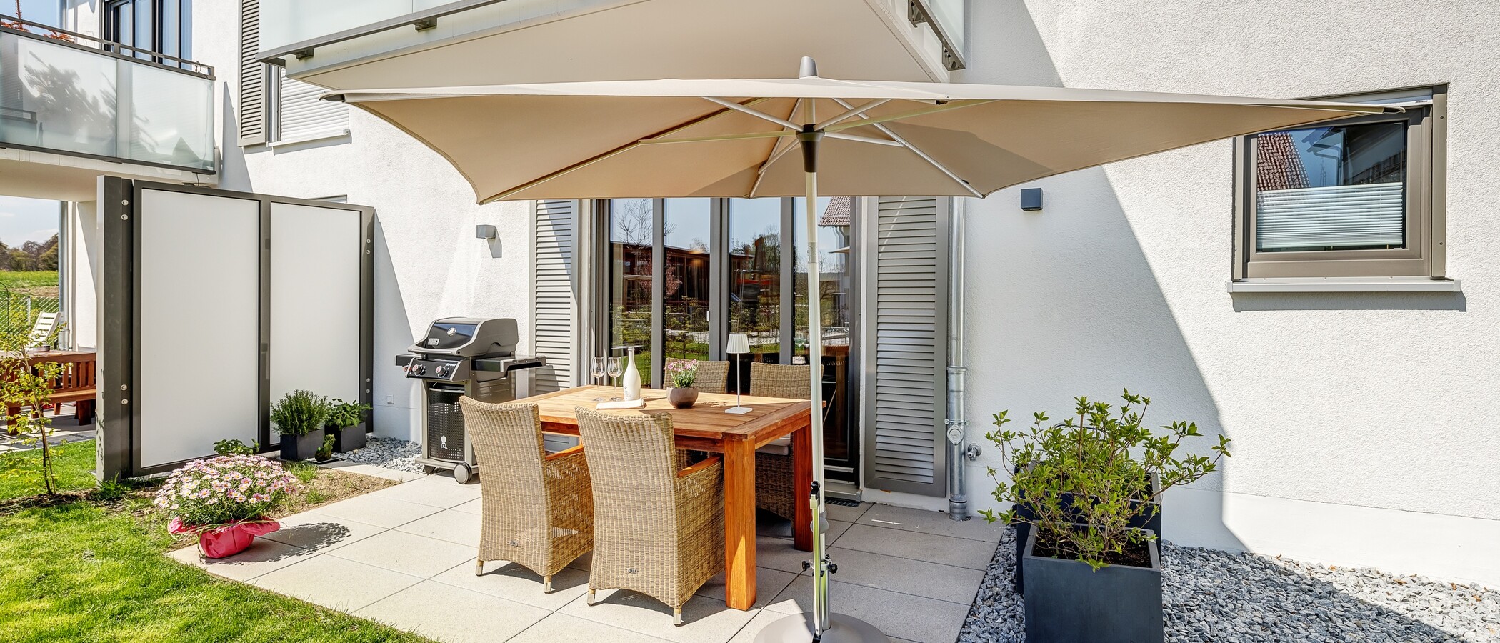 piso con jardín Andechs 01 terraza 12988