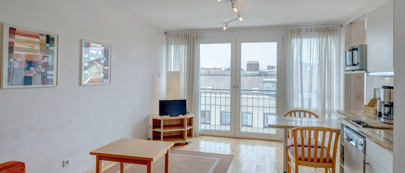 apartamento München Maxvorstadt - Westen 02 zona de día  13006