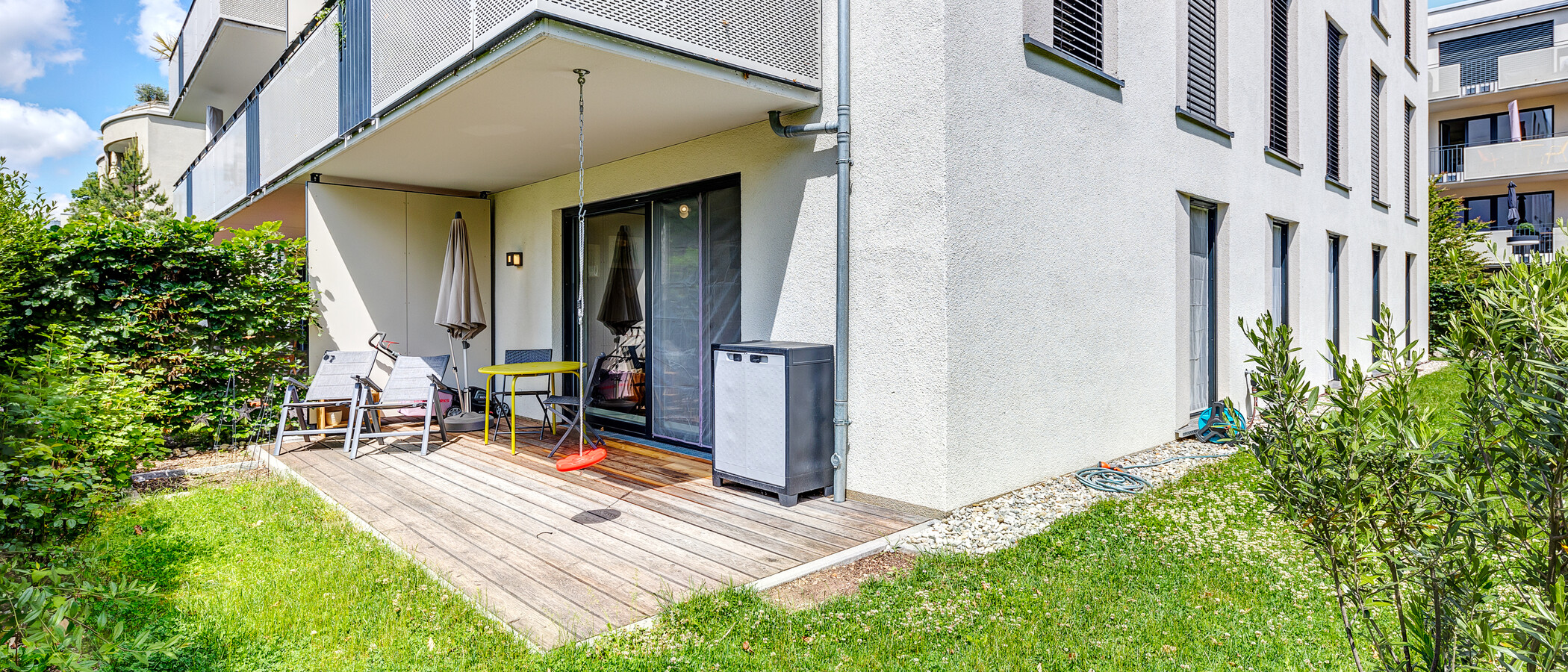 apartamento München Schwabing - Domagkpark 01 jardín 13008