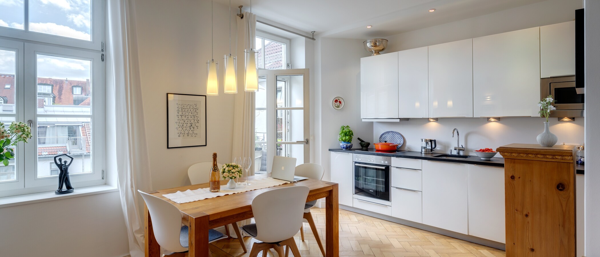 apartamento München Dreimühlenviertel 02 cocina 13019