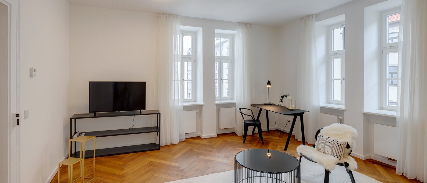 apartamento München Isarvorstadt 04 sala de estar 13026