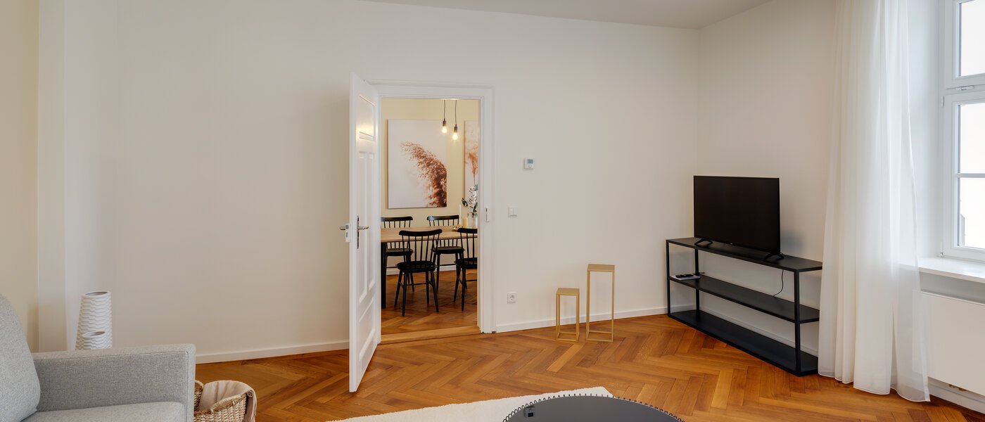 apartamento München Isarvorstadt 05 sala de estar 13026