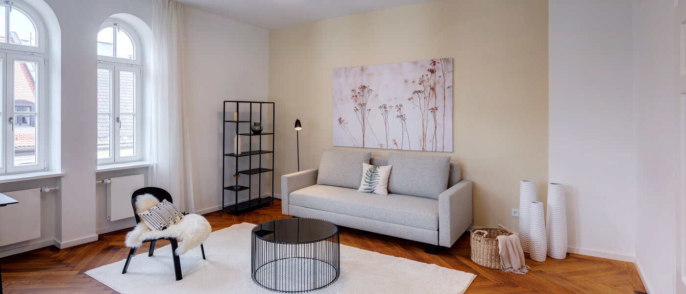 apartamento München Isarvorstadt 01 sala de estar 13027