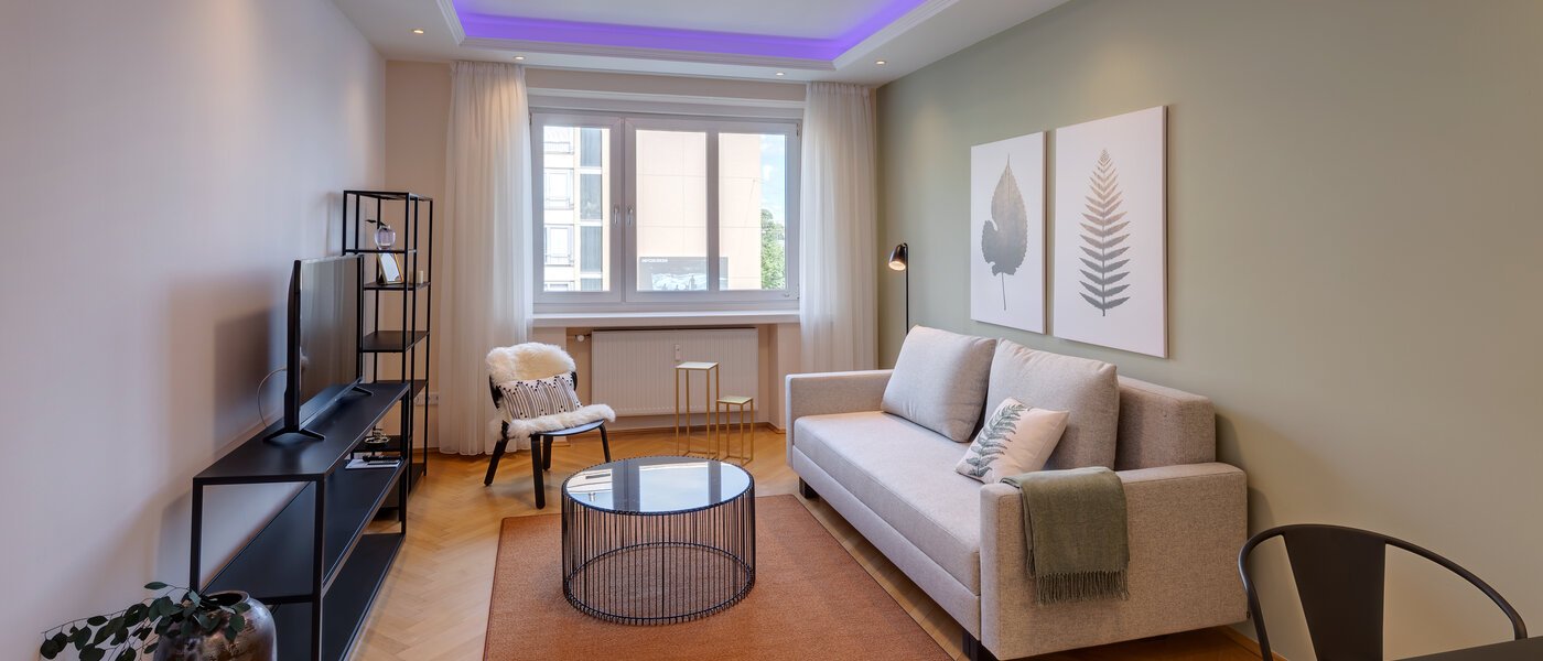 apartamento München Haidhausen 01 sala de estar 13029