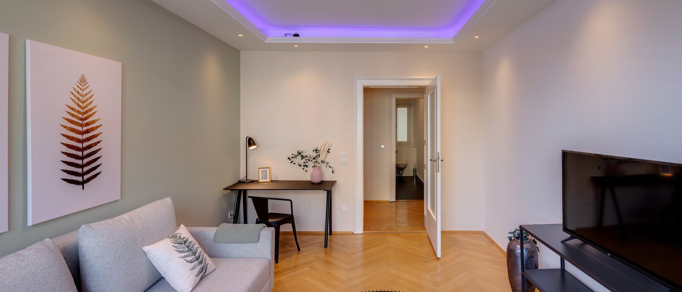 apartamento München Haidhausen 03 sala de estar 13029