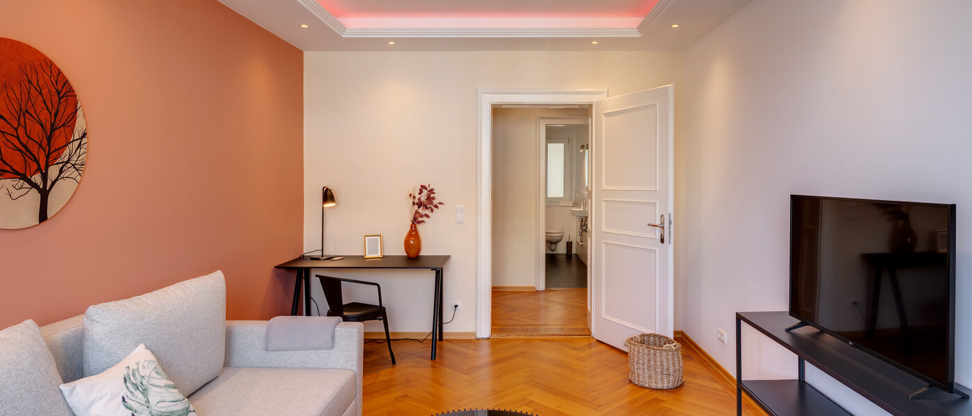 apartamento München Haidhausen 03 sala de estar 13030