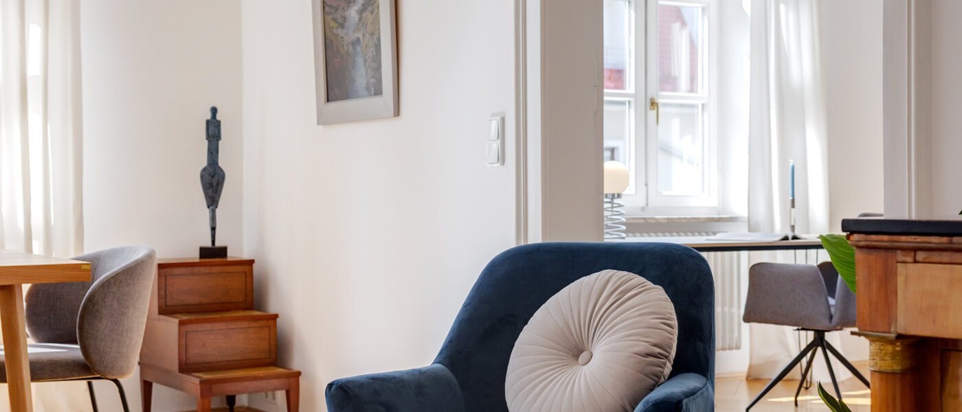 apartamento München Lehel 02 zona de día  13035