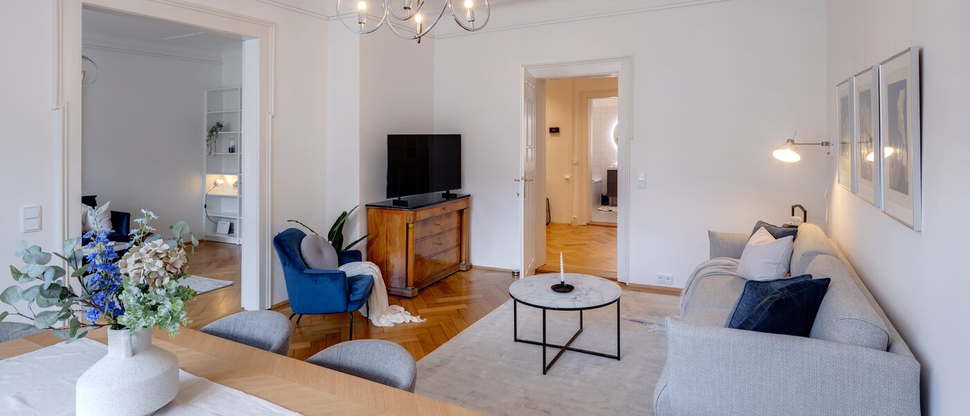 apartamento München Lehel 03 zona de día  13035