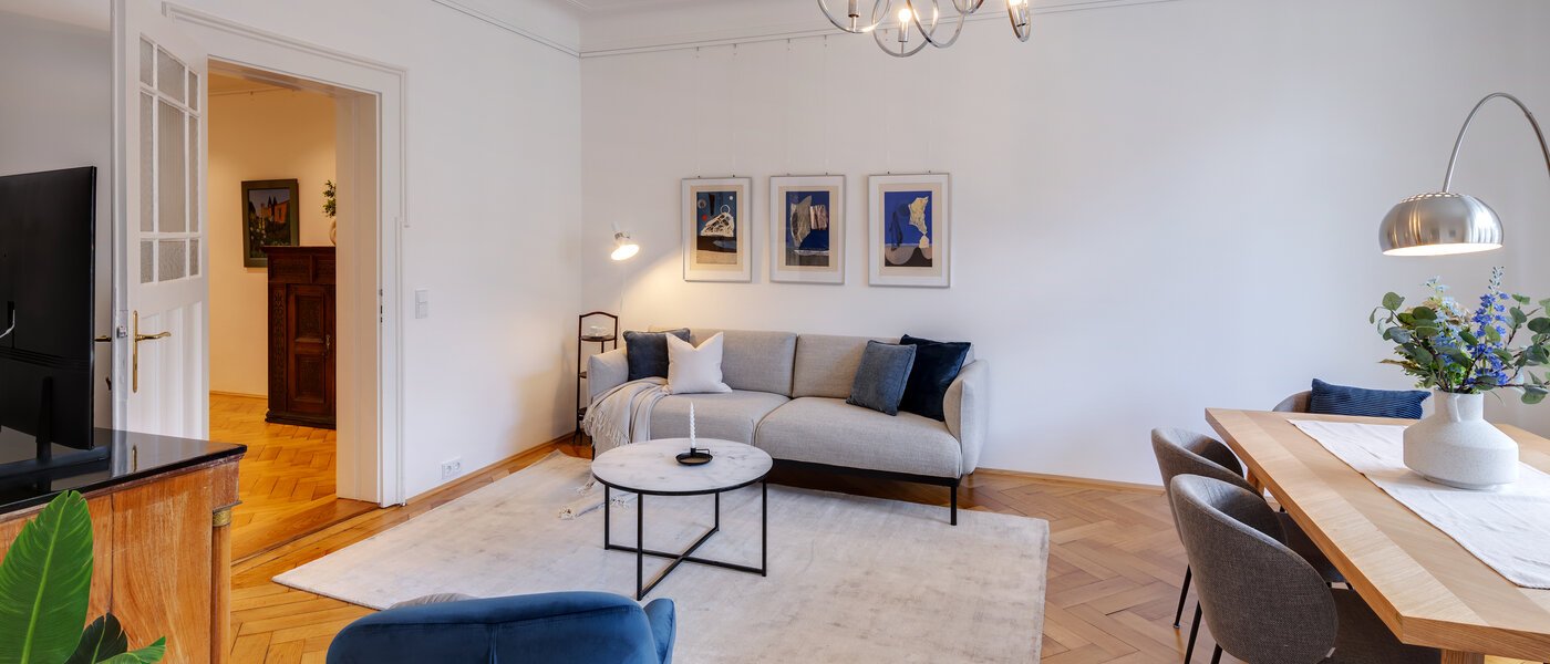 apartamento München Lehel 04 zona de día  13035