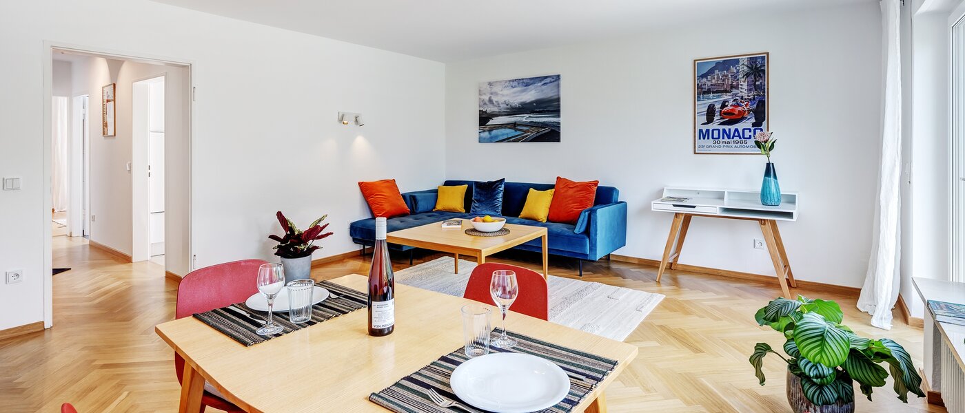 apartamento München Berg am Laim 04 sala de estar 13039