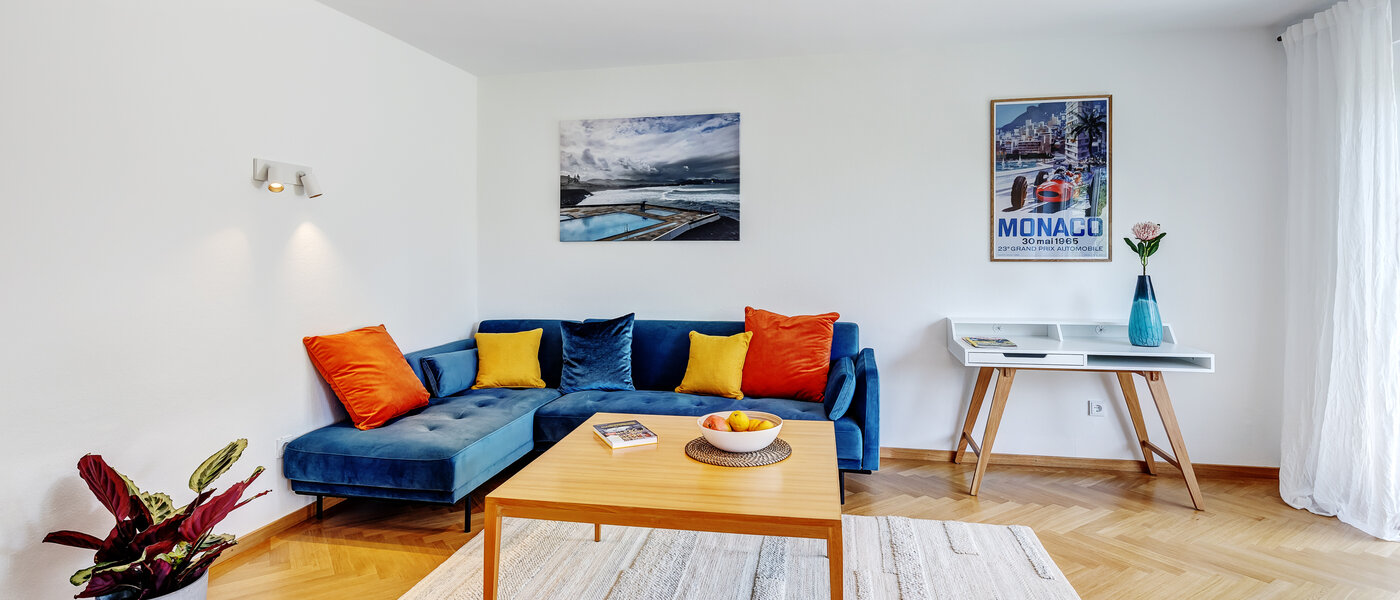 apartamento München Berg am Laim 05 sala de estar 13039